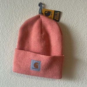 Coral Carhartt Beanie